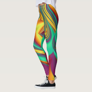 Leggings Flores Mágicas de Primavera Verano Otoño