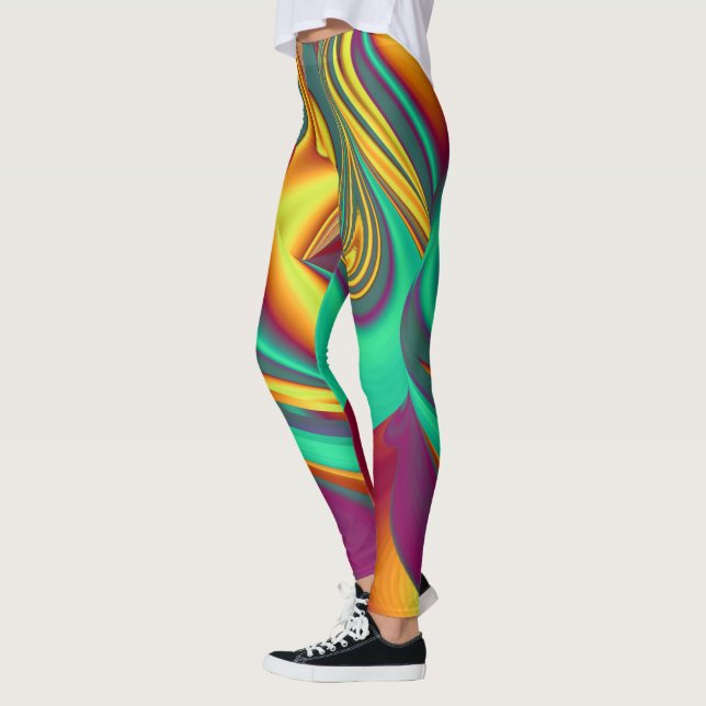 Leggings Flores Mágicas de Primavera Verano Otoño (Izquierda)