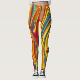 Leggings Flores Mágicas de Primavera Verano Otoño