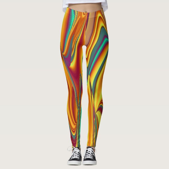 Leggings Flores Mágicas de Primavera Verano Otoño (Anverso)