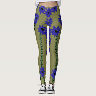 Leggings Flores moradas y altibajos