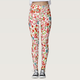 Leggings Flores pequeñas, color calico sin costura