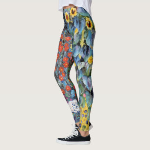Leggings Flores pintadas