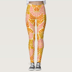 Leggings Flores retro coloridas