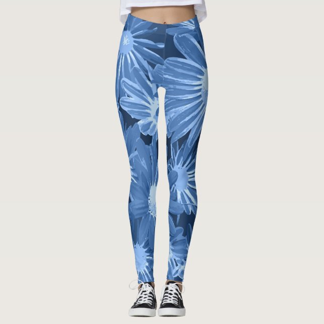 Leggings Flores rojas y amarillas 3 (Anverso)