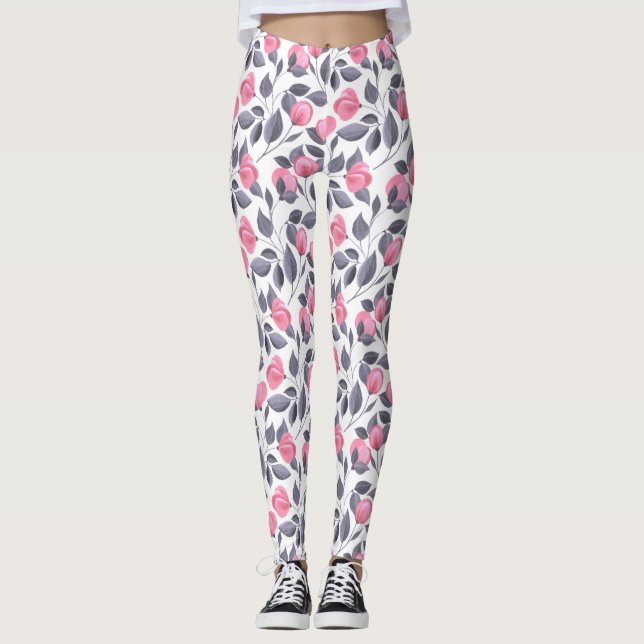 Leggings Flores románticas 1 (Anverso)