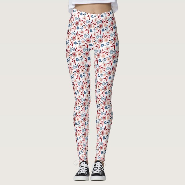 Leggings Flores rosadas (Anverso)