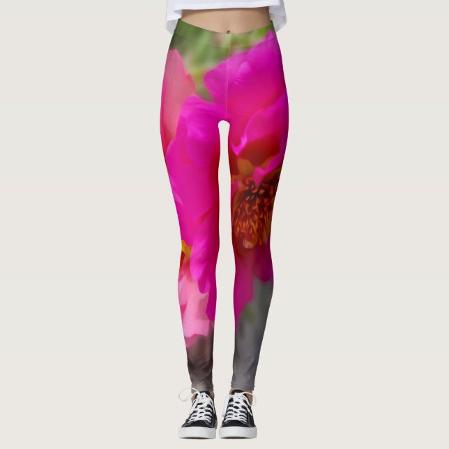 Leggings Flores rosas al sol (Anverso)