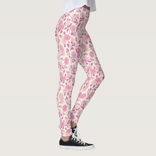 Leggings Flores rosas antiguas Flores Florales Leyendas De  (Derecha)