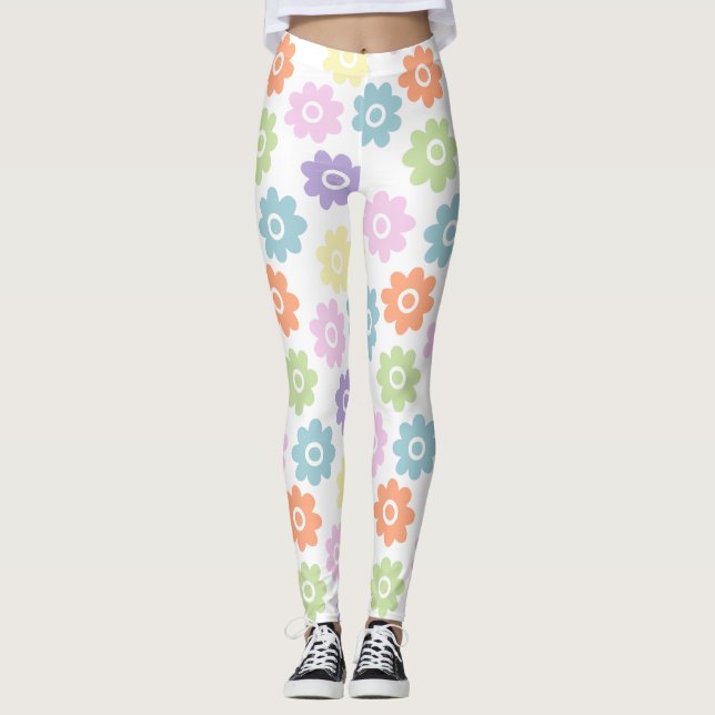 Leggings Flores salvajes de primavera (Anverso)