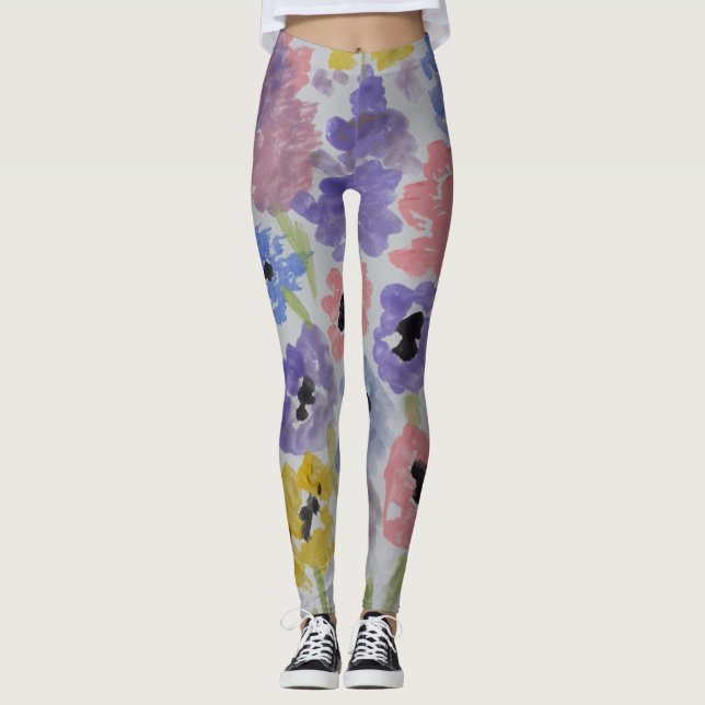 Leggings Flores salvajes de verano (Anverso)
