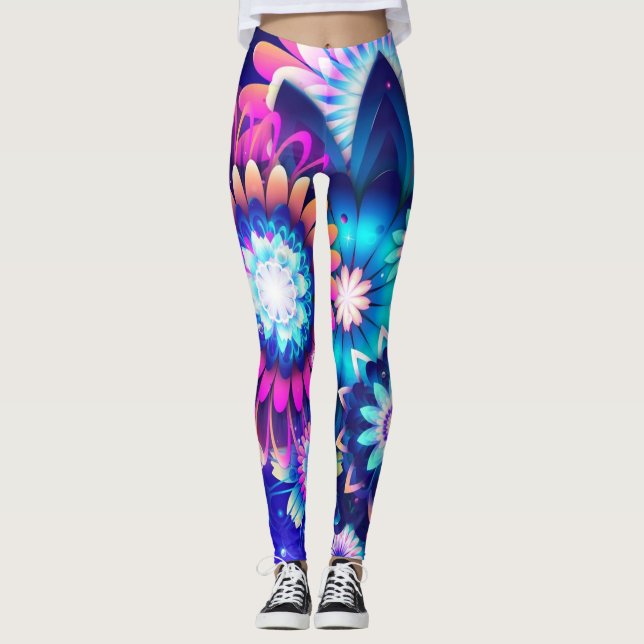 Leggings Flores salvajes neonesas (Anverso)