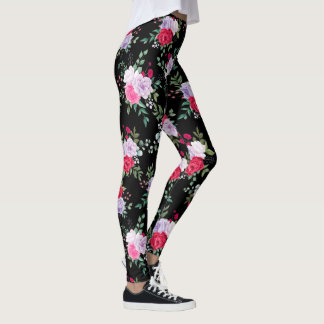Leggings flores - Sencillos colores Diversos