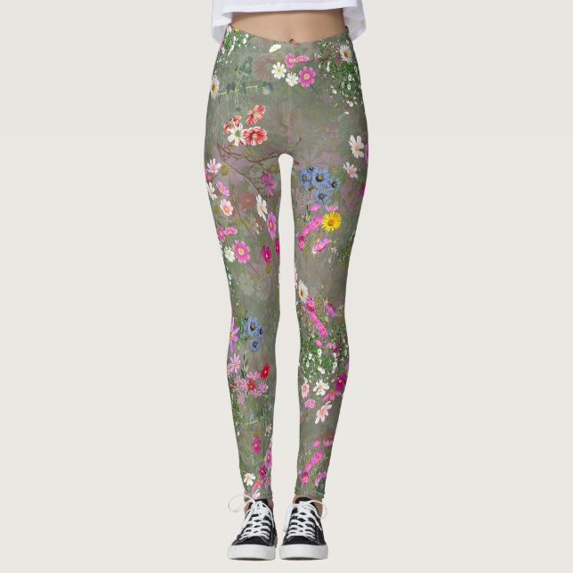 Leggings Flores silvestres Cosmos (Anverso)