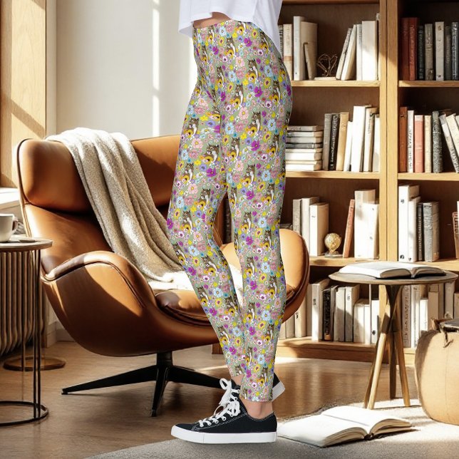 Leggings Flores silvestres Puma León de Montaña Puma  (Subido por el creador)