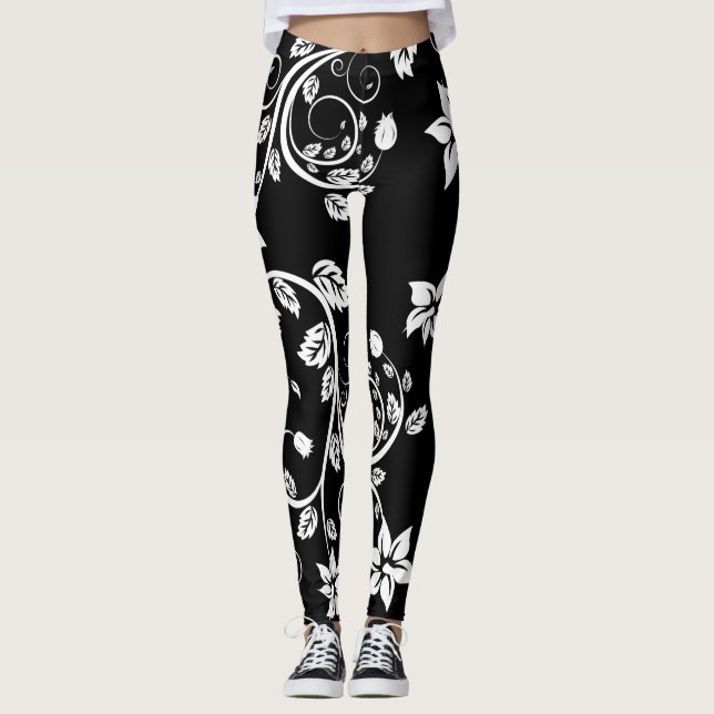 Leggings Flores Vintage Girly Cute (Anverso)