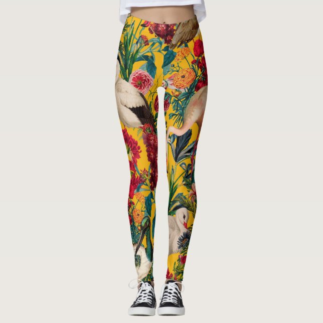 LEGGINGS FLORES Y AVES XVIII (Anverso)