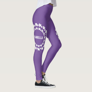 Leggings Flores Y Corazones