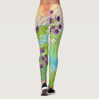 Leggings Flores y helados