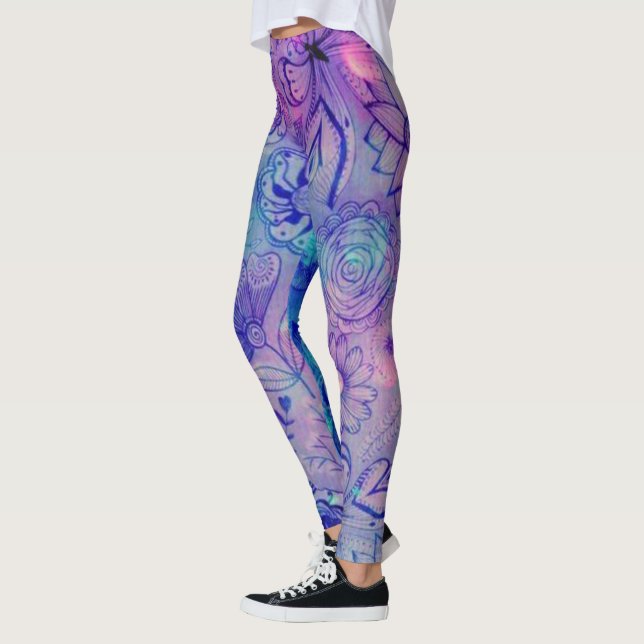 Leggings Flores y mariposas (Izquierda)