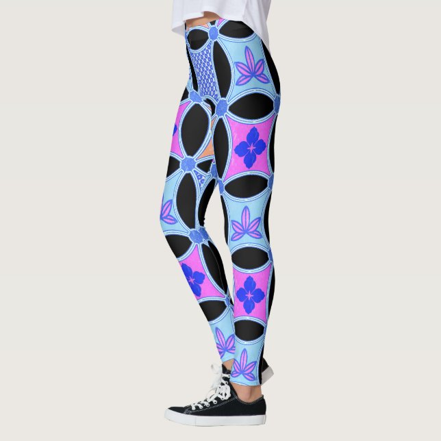 Leggings Flores y patrones (Izquierda)