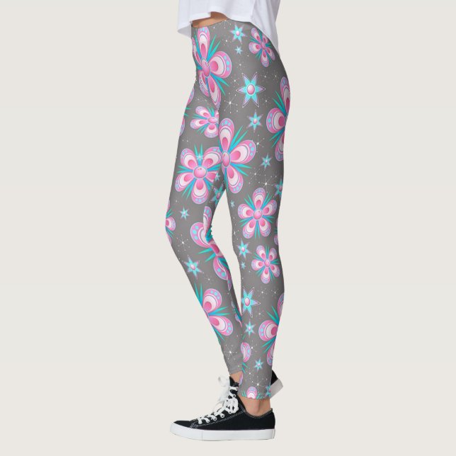 Leggings Flores y piernas (Izquierda)