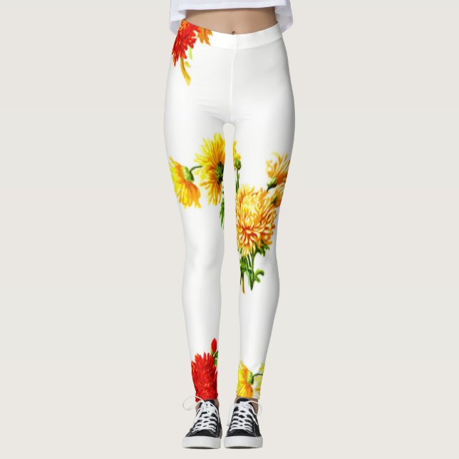 Leggings Flores | Zazzle_Growshop. (Anverso)