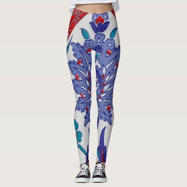 Leggings Flores | Zazzle_Growshop. (Anverso)