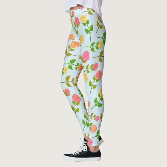 Leggings Flores | Zazzle_Growshop. (Izquierda)