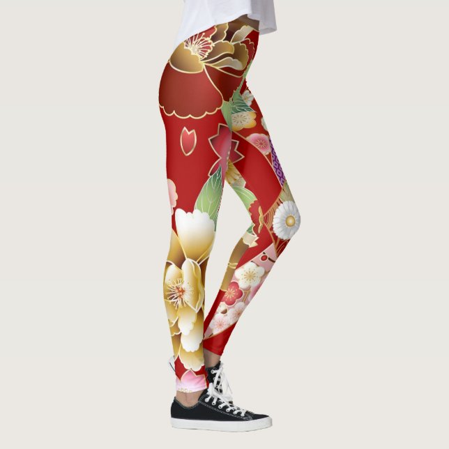 Leggings Flores | Zazzle_Growshop. (Derecha)