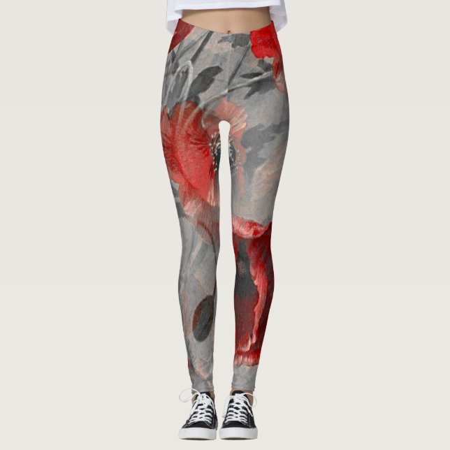 Leggings Flores | Zazzle_Growshop. (Anverso)