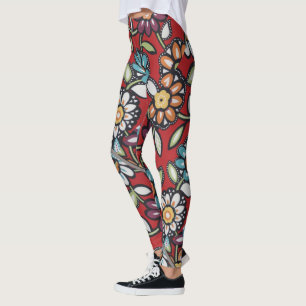 Leggings Flower power maravilloso Thunder_Cove del hippie