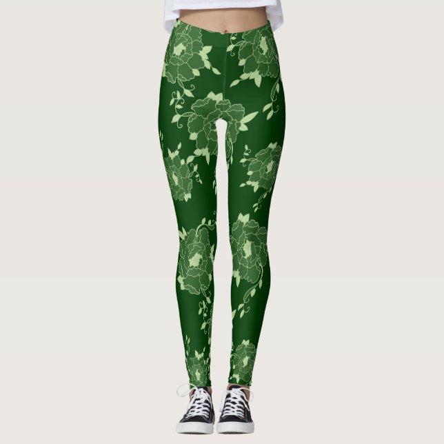Leggings flowers (Anverso)