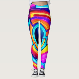 Leggings Flujo Cromático: La Esencia Radiante del Arte Vibr