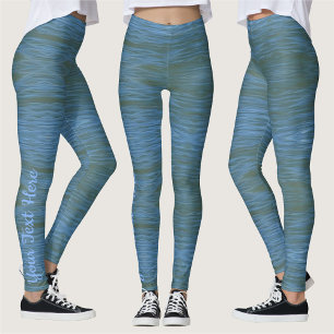 Leggings Flujo de agua de la bahía del océano 0869
