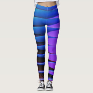 Leggings Flujo neón: Piernas de gradiente futuristas