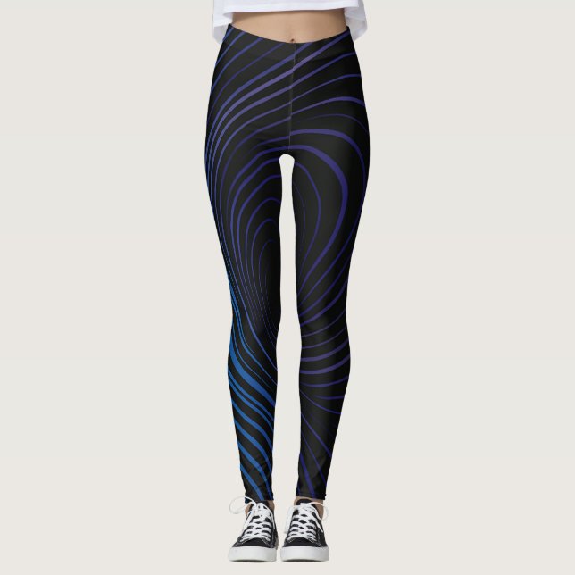 Leggings Flujo Vortex - Movimiento de energía en espiral (Anverso)