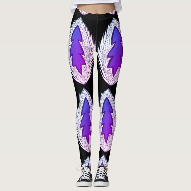 Leggings Flying Feathers (Anverso)