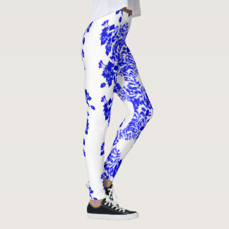 Leggings Foliage azul