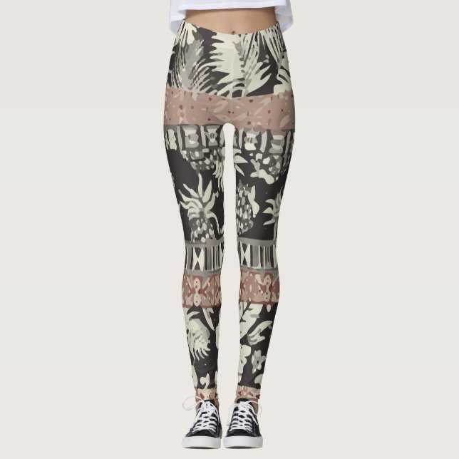 Leggings Foliage hawaiano (Anverso)
