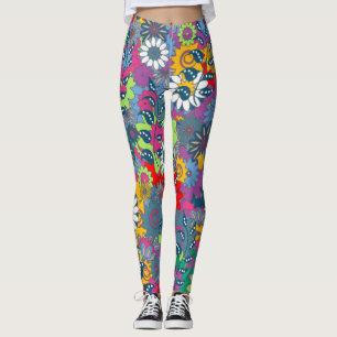 Leggings Folk Floral