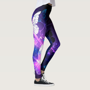 Leggings Fondo con mariposas nocturnas