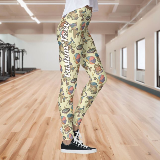 Leggings Fondo de iconos de juguetes (Subido por el creador)