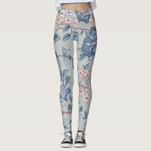 Leggings Fondo de jardín ornamental sin costuras florales