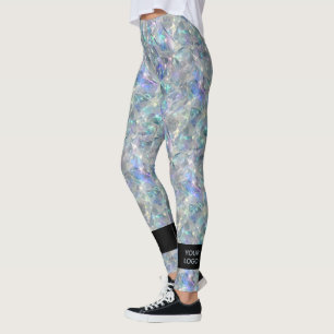 Leggings Fondo de la Piedra Óptica Holográfica
