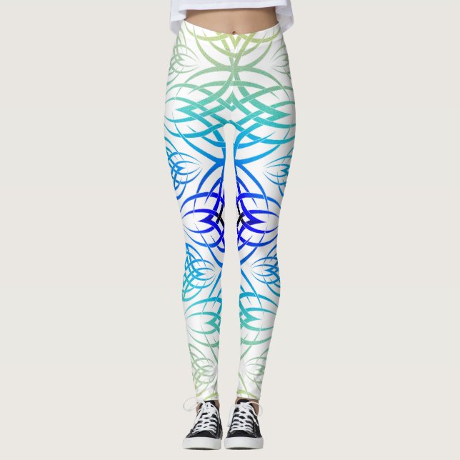 Leggings Fondo de pantalla Eclipse de sombra (Arcoíris) (Anverso)