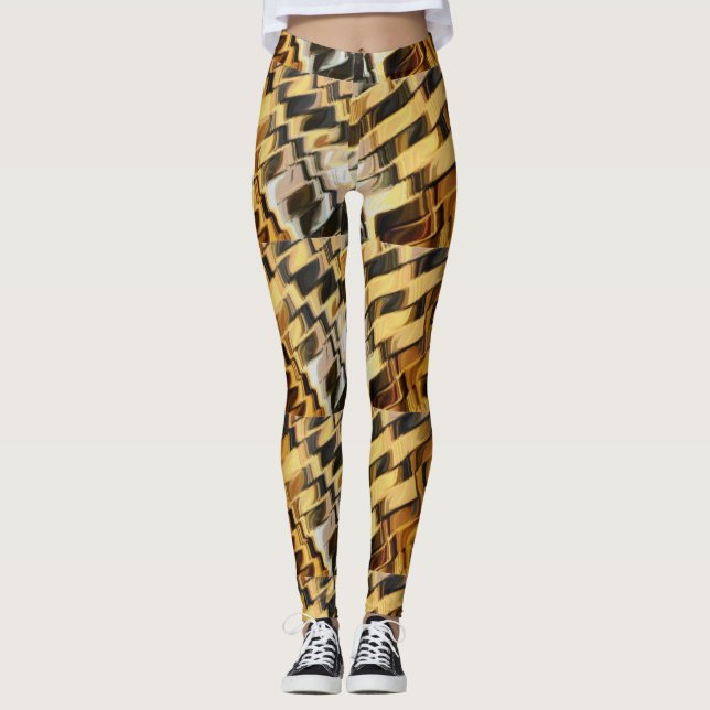 Leggings Fondo dorado de bronce (Anverso)