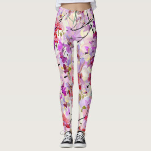 Leggings Fondo Orquídea-Sakura