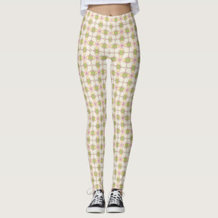 Leggings Fondo retro colorido 3 del modelo