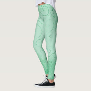 Leggings Fondo verde degradado